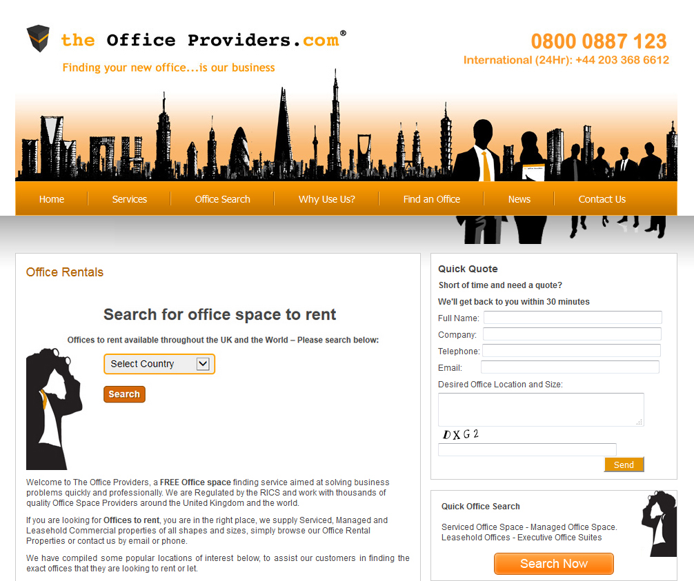 Office Providers Website